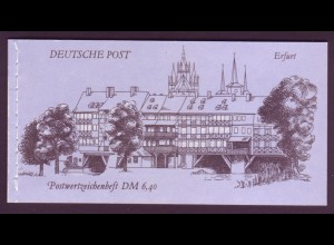 DDR Markenheftchen 10 Bauwerke + Denkmäler 1990 postfrisch 