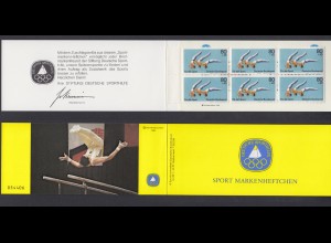 Bund Sport Markenheftchen 6x 1172 80+ 40 Pf 1983 postfrisch 
