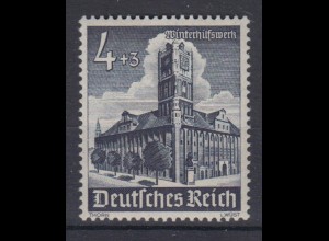 Deutsches Reich 752 Winterhilfswerk Bauwerke 4+ 3 Pf postfrisch 