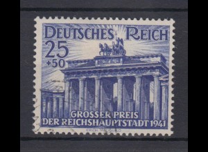Deutsches Reich 803 Grosser Preis Reichshauptstadt 1941 25+ 50 Pf gestempelt /1