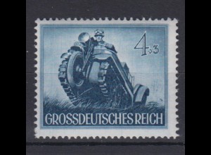 Deutsches Reich 874 y Tag der Wehrmacht Heldengedenktag 4+ 3 Pf postfrisch