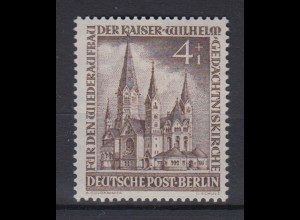 Berlin 106 Wiederaufbau Kaiser Wilhelm Gedächtniskirche 4+ 1 Pf postfrisch