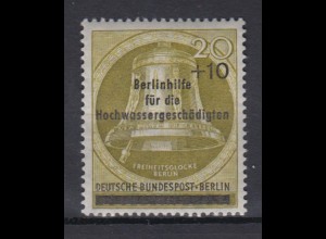 Berlin 155 Berlinhilfe für Hochwassergeschädigten 20+ 10 Pf postfrisch