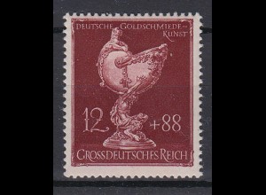 Deutsches Reich 903 Gesellschaft Goldschmiedekunst 12+ 88 Pf postfrisch