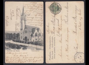 Ansichtskarte Koblenz am Rhein Christuskirche gestempelt 1905