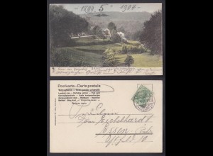 Ansichtskarte Gruss aus Rengsdorf Im kühlen Grunde 1904