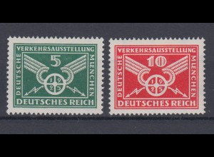 Deutsches Reich 370-371 Deutsche Verkehrs Ausstellung München 5 Pf + 10 Pf **