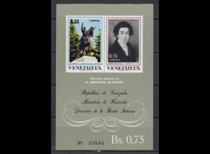 Vignette Venezuela Simon Bolivar Madrid 1799-1802 Ministerium Hacienda 