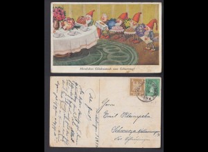 Ansichtskarte Herzlichen Glückwunsch zum Geburtstag! Heilbronn 29.1.1928