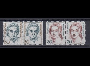 Bund 1304-1305 waagerechtes Paar Frauen der deutschen Geschichte 50 Pf **