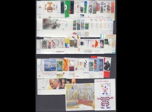Bund Jahrgang 2000 mit Eckrand links unten + alle Blöcke aus Post Abo postfrisch