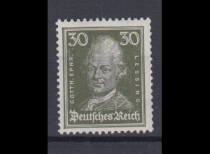 Deutsches Reich 394 Johann Wolfgang v. Goethe 30 Pf postfrisch 