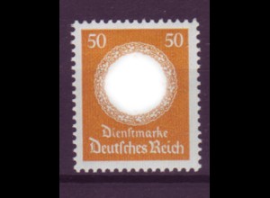 Deutsches Reich Dienst D 143 WZ Einzelmarke 50 Pf postfrisch