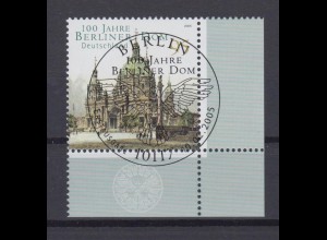Bund 2445 Eckrand rechts unten 100 Jahre Berliner Dom 95 Cent ESST Berlin