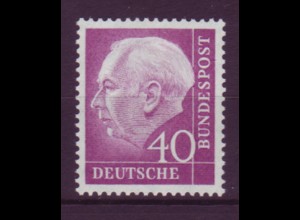Bund 188 Theodor Heuss 40 Pf postfrisch 