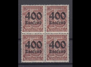 Deutsches Reich Dienst D 94 4er Block 100 Tsd M auf 15 Pf postfrsich