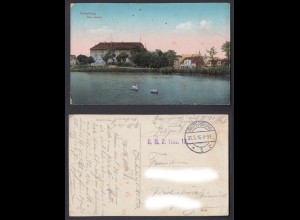 Ansichtskarte Feldpostkarte 1. WK Insterburg Altes Schloß gestempelt 1916