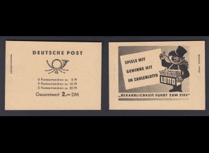 DDR Markenheftchen 3 a 1 Fünfjahresplan 1961 postfrisch 