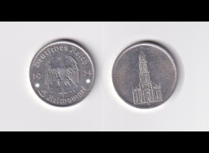 Silbermünze 5 RM Garnisonkirche 1934 A Jäger Nr. 357/2 Ohne Datum