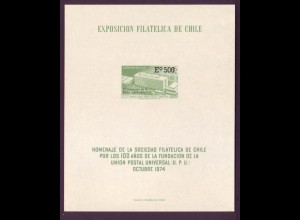 Chile 796 Exposicion Filatelica de Chile Oktober 1974