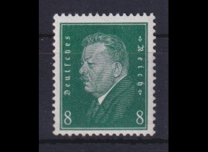 Deutsches Reich 412 Einzelmarke Reichspräsidenten 8 Pf postfrisch