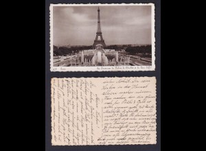 Ansichtskarte Paris Eifelturm Karte nicht gelaufen