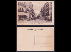 Ansichtskarte Dijon Frankreich Strasse Rue de la Liberte Karte nicht gelaufen