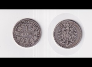 Silbermünze Kaiserreich 1 Mark 1875 A Jäger Nr. 9 /113