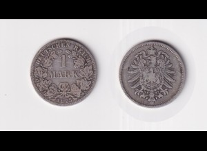 Silbermünze Kaiserreich 1 Mark 1875 A Jäger Nr. 9 /9