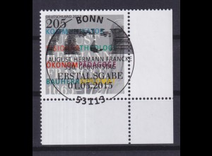 Bund 2989 Eckrand rechts unten August Hermann Francke 205 C ESST Bonn