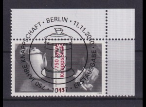 Bund 2831 Eckrand rechts oben 750 Jahre Knappschaft 145 C ESST Berlin