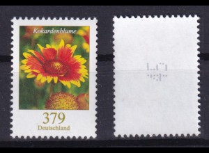 Bund 3399 RM mit ungerader Nummer Blumen Kokardenblume 379 Cent postfrisch