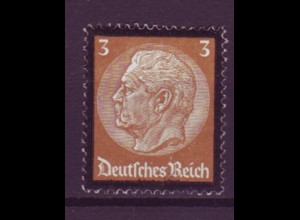 Deutsches Reich 548 Tod von Paul von Hindenburg 3 Pf postfrisch