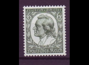 Deutsches Reich 554 Friedrich von Schiller 6 Pf postfrisch
