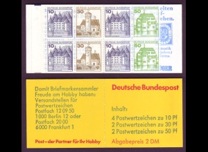Bund Markenheftchen 22 I g Burgen + Schlösser 1980 postfrisch 