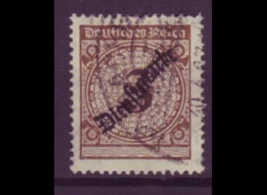 Deutsches Reich Dienst D 99 Einzelmarke 3 Pf gestempelt /1