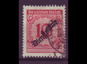 Deutsches Reich Dienst D 101 Einzelmarke 10 Pf gestempelt /2
