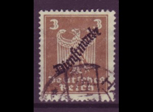 Deutsches Reich Dienst D 105 Einzelmarke 3 Pf gestempelt /2