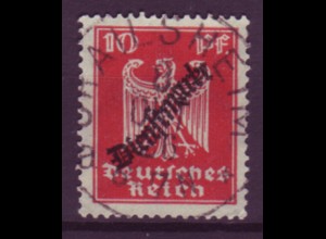 Deutsches Reich Dienst D 107 Einzelmarke 10 Pf gestempelt 8 OKT 26 /3