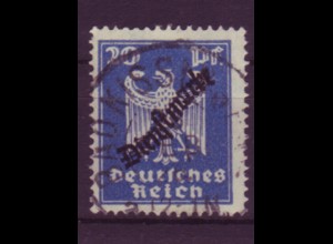 Deutsches Reich Dienst D 108 Einzelmarke 20 Pf gestempelt /3