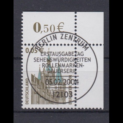 Bund 2381 Eckrand rechts oben SWK 5 Cent mit ESST Berlin