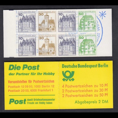Berlin Markenheftchen 11a Burgen + Schlösser 1980 postfrisch 