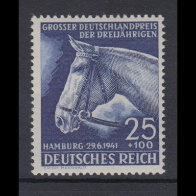 Deutsches Reich 779 Grosser Deutschlandpreis der Dreijährigen 25+ 100 Pf **