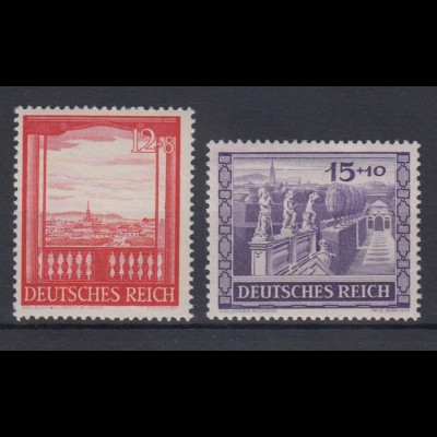 Deutsches Reich 804-805 Wiener Messe 12+ 8 Pf + 15+ 10 Pf postfrisch
