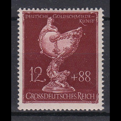 Deutsches Reich 903 Gesellschaft Goldschmiedekunst 12+ 88 Pf postfrisch