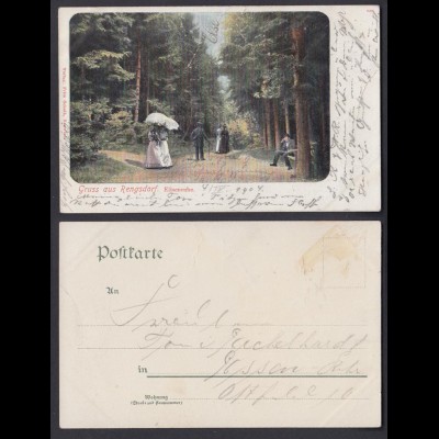 Ansichtskarte Gruss aus Rengsdorf Elisenruhe 1904