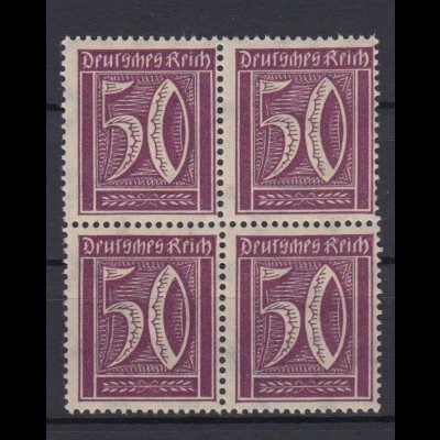 Deutsches Reich 183 b 4er Block Ziffern 50 Pf postfrisch 