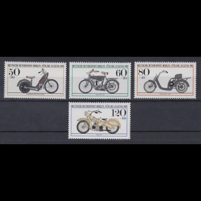 Berlin 694-697 Historische Motorräder kompletter Satz postfrisch