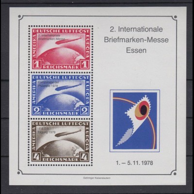 Vignette 2. Internationale Briefmarken Messe Essen 1978 