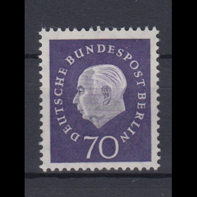 Berlin 186 Theodor Heuss 70 Pf postfrisch 